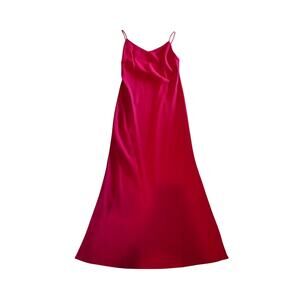 Y2K Ralph Lauren Babydoll Dress with spaghetti straps in red small 4 petite